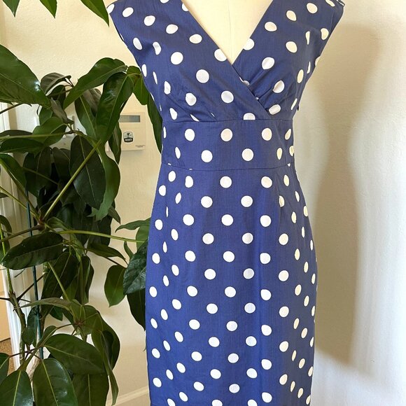 Adorable 100% Cotton Polka Dot Dress (US 6) ~ Joule Lifestyle - Picture 1 of 8